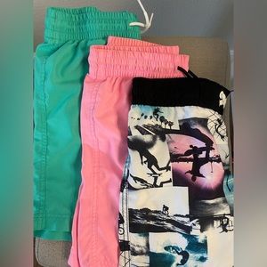 Old Navy Boys 10-12 Swim Shorts